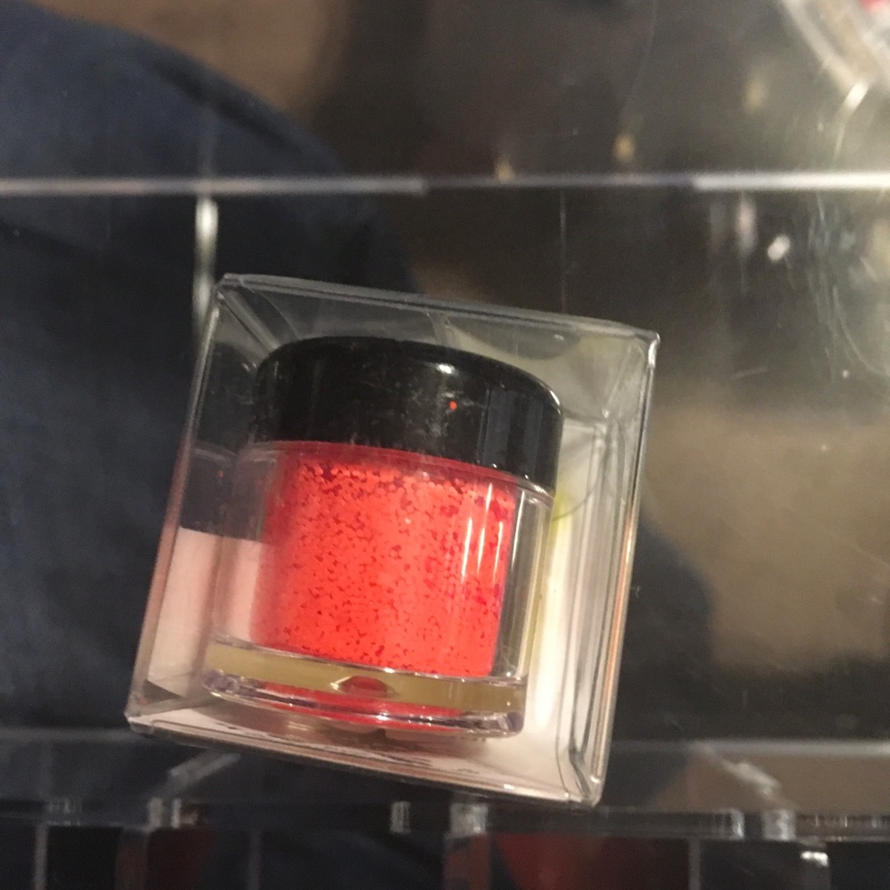 ☠️NIB MANIC PANIC GLITTER GLAM ELECTRIC LAVA ORANGE GLOWS IN BLACK LIGHTS